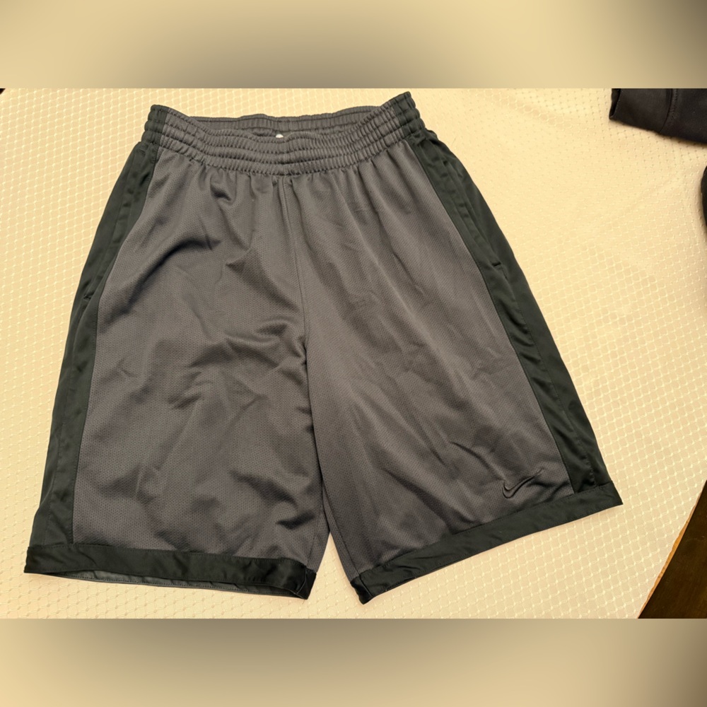 Nike Gray and Black Men's Shorts